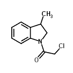 CAS 登录号：66624-44-0， 2-氯-1-(3-甲基-2,3-二氢-1H-吲哚-1-基)乙酮