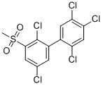 CAS#: 66640-60-6, 3-Methylsulfonyl-2,2',4',5,5'-Pentachlorobiphenyl