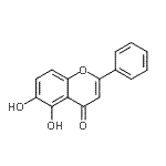 CAS#: 6665-66-3, 5,6-Dihydroxy-2-Phenyl-4H-Chromen-4-One