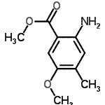 CAS#: 666735-14-4, Methyl 2-amino-5-methoxy-4-methylbenzoate