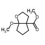 CAS#: 666751-73-1, Methyl 6a-methoxyhexahydro-3aH-cyclopenta[b]furan-3a-carboxylate