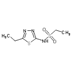 CAS#: 666818-30-0, N-(5-Ethyl-1,3,4-thiadiazol-2-yl)ethanesulfonamide
