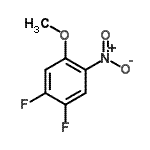 CAS 登录号：66684-64-8， 1,2-二氟-4-甲氧基-5-硝基苯