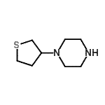 CAS#: 666853-12-9, 1-(Tetrahydro-3-thiophenyl)piperazine