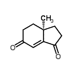 CAS#: 66708-19-8, (3aS)-3a-Methyl-3,3a,4,5-tetrahydro-1H-indene-1,6(2H)-dione