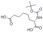 CAS#: 66713-87-9, (2S)-2-[[(1,1-Dimethylethoxy)Carbonyl]Amino]-Octanedioicacid