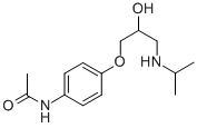 CAS#: 6673-35-4, N-[4-[2-Hydroxy-3-[(1-Methylethyl)Amino]Propoxy]Phenyl]Acetamide