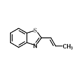 CAS#: 66730-41-4, 2-[(1E)-1-Propen-1-yl]-1,3-benzothiazole
