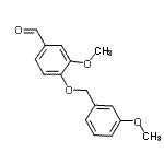 CAS#: 667412-56-8, 3-Methoxy-4-[(3-methoxybenzyl)oxy]benzaldehyde