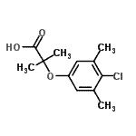 CAS#: 667436-01-3, 2-(4-Chloro-3,5-dimethylphenoxy)-2-methylpropanoic acid