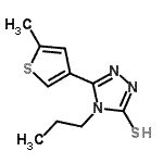CAS#: 667436-25-1, 5-(5-Methyl-3-thienyl)-4-propyl-4H-1,2,4-triazole-3-thiol