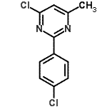 CAS 登录号：66744-01-2， 4-氯-2-(4-氯苯基)-6-甲基嘧啶