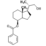 CAS#: 66774-70-7, (1R,4S,7aR)-1-[(2S)-1-Hydroxy-2-propanyl]-7a-methyloctahydro-1H-inden-4-yl benzoate
