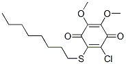 CAS 登录号：66777-02-4， 5-氯-2,3-二甲氧基-6-(辛基硫代)-1,4-苯醌