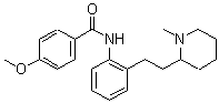 CAS#: 66778-36-7, 4-Methoxy-N-[2-[2-(1-Methyl-2-Piperidinyl)Ethyl]Phenyl]-Benzamide