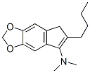 CAS 登录号：66789-16-0， 2-N-丁基-3-(二甲基氨基)-5,6-亚甲二氧基茚