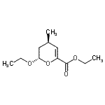 CAS#: 667894-38-4, Ethyl (2S,4R)-2-ethoxy-4-methyl-3,4-dihydro-2H-pyran-6-carboxylate