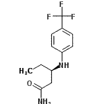 CAS#: 667937-05-5, (3R)-3-{[4-(Trifluoromethyl)phenyl]amino}pentanamide