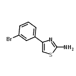 CAS#: 66796-30-3, 4-(3-Bromophenyl)-1,3-thiazol-2-amine