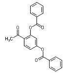 CAS 登录号：66832-97-1， 4-乙酰基-1,3-亚苯基二苯甲酸酯