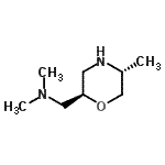 CAS#: 668434-99-9, N,N-Dimethyl-1-[(2R,5R)-5-methyl-2-morpholinyl]methanamine