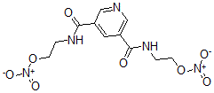 CAS 登录号:66886-77-9, 3,5-二((2'-硝氧乙基)氨基羰基)吡啶