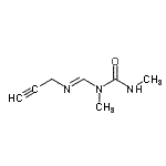 CAS#: 669053-27-4, 1,3-Dimethyl-1-[(E)-(2-propyn-1-ylimino)methyl]urea