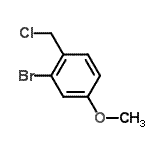 CAS#: 66916-97-0, 2-Bromo-1-(chloromethyl)-4-methoxybenzene