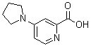 CAS 登录号：66933-69-5， 4-(1-吡咯烷基)-2-吡啶羧酸