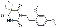 CAS 登录号：66940-78-1， 5,5-二乙基-1-(2,4-二甲氧基苯乙基)巴比妥酸