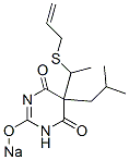 CAS#: 66941-88-6, 5-[1-(Allylthio)Ethyl]-5-Isobutyl-2-Sodiooxy-4,6(1H,5H)-Pyrimidinedione