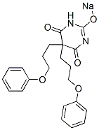 CAS#: 66942-07-2, 5,5-Bis(3-Phenoxypropyl)-2-Sodiooxy-4,6(1H,5H)-Pyrimidinedione