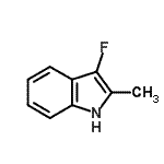 CAS#: 66946-82-5, 3-Fluoro-2-methyl-1H-indole
