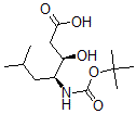 CAS#: 66967-01-9, (3R,4S)-4-[[(1,1-Dimethylethoxy)Carbonyl]Amino]-3-Hydroxy-6-Methyl-Heptanoic Acid