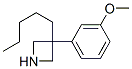 CAS#: 66968-20-5, 3-(3-Methoxyphenyl)-3-Pentylazetidine