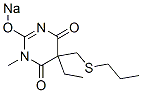 CAS#: 66968-98-7, 5-Ethyl-1-Methyl-5-(Propylthiomethyl)-2-Sodiooxy-4,6(1H,5H)-Pyrimidinedione