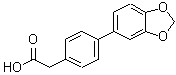 CAS 登录号：669713-76-2， [4-(1,3-苯并二氧戊环-5-基)苯基]乙酸