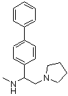 CAS 登录号：669713-91-1， 1-(4-联苯基)-N-甲基-2-(1-吡咯烷基)乙胺