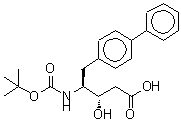 CAS 登录号：669713-94-4， 5-(4-联苯基)-2,4,5-三脱氧-4-({[(2-甲基-2-丙基)氧基]羰基}氨基)-L-苏式-戊糖酸
