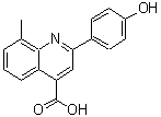 CAS#: 669726-20-9, 2-(4-Hydroxyphenyl)-8-methyl-4-quinolinecarboxylic acid