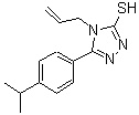 CAS 登录号：669729-26-4， 4-烯丙基-5-(4-异丙基苯基)-4H-1,2,4-三唑-3-硫醇