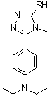 CAS#: 669748-04-3, 5-[4-(Diethylamino)phenyl]-4-methyl-4H-1,2,4-triazole-3-thiol