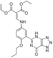 CAS#: 66975-54-0, Diethyl [[[3-(4,7-Dihydro-7-Oxo-1H-1,2,3-Triazolo[4,5-d]Pyrimidin-5-Yl)-4-Propoxyphenyl]Amino]Methylene]Malonate