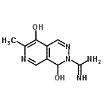 CAS#: 669766-79-4, 4,8-Dihydroxy-7-methylpyrido[3,4-d]pyridazine-3(4H)-carboximidamide