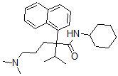 CAS#: 6699-10-1, N-Cyclohexyl-alpha-[3-(Dimethylamino)Propyl]-alpha-(1-Methylethyl)-1-Naphthaleneacetamide