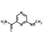 CAS#: 66996-92-7, 6-(Methylamino)-2-pyrazinecarbothioamide