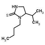CAS 登录号：67-83-4， 1-丁基-5-异丙基-2-咪唑烷硫酮