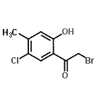 CAS#: 67029-79-2, 2-Bromo-1-(5-chloro-2-hydroxy-4-methylphenyl)ethanone