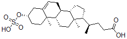 CAS#: 67030-47-1, 3-Hydroxy-5-Cholen-24-Oic Acid 3-Sulfate Ester