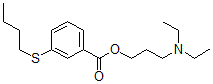 CAS 登录号：67032-51-3， 3-(二乙基氨基)丙基 3-(丁基硫代)苯甲酸酯